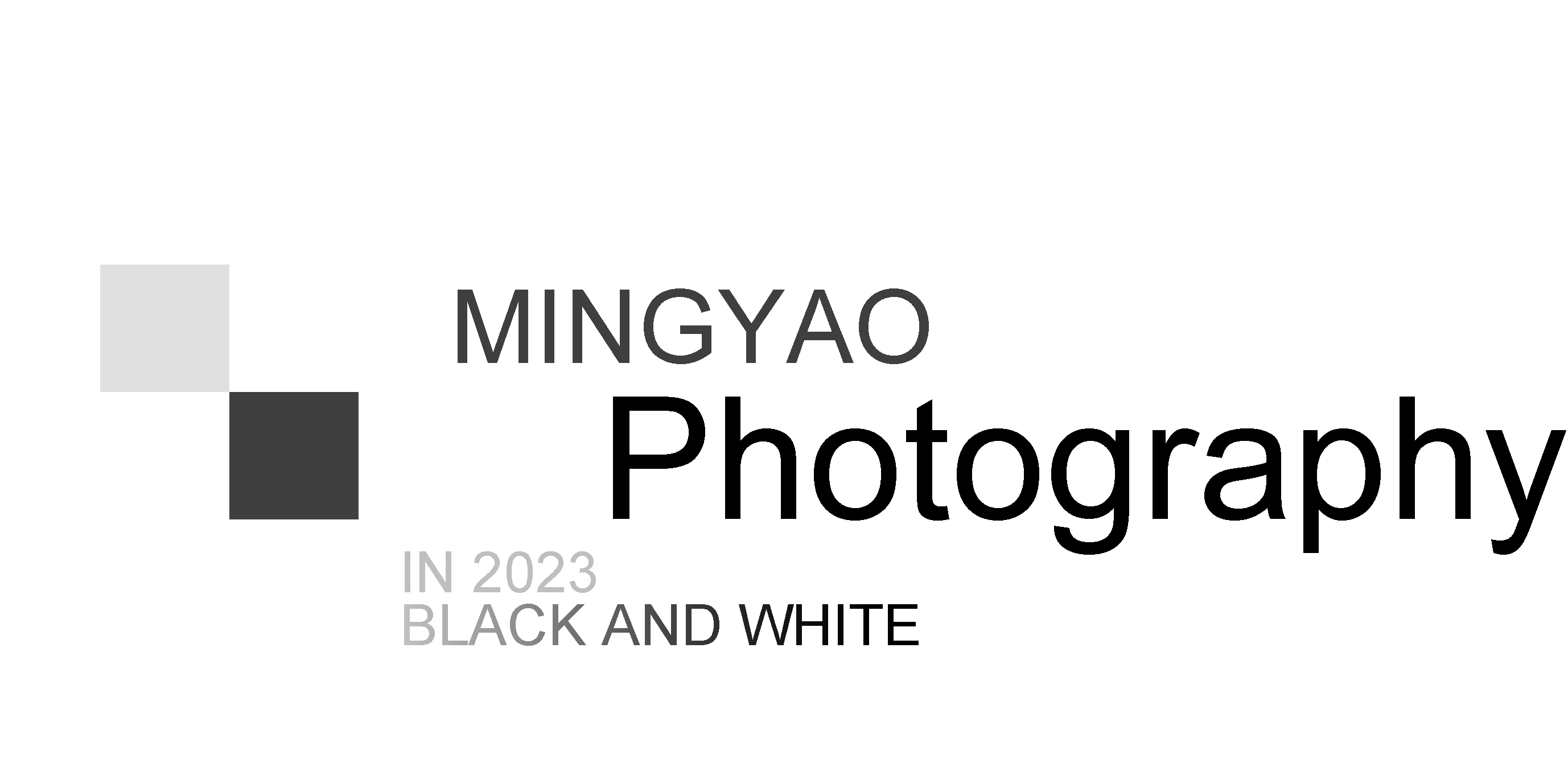 monochrome 2023 original wordmark